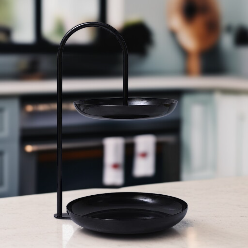 客廳茶几前台雙層輕奢點心水果糖果盒