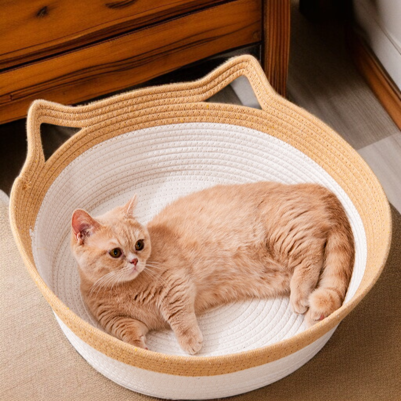 夏に涼しい猫の巣使用イメージ