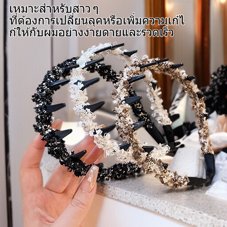 อุปกรณ์ตกแต่งผมสูงกะโหลกศีรษะ