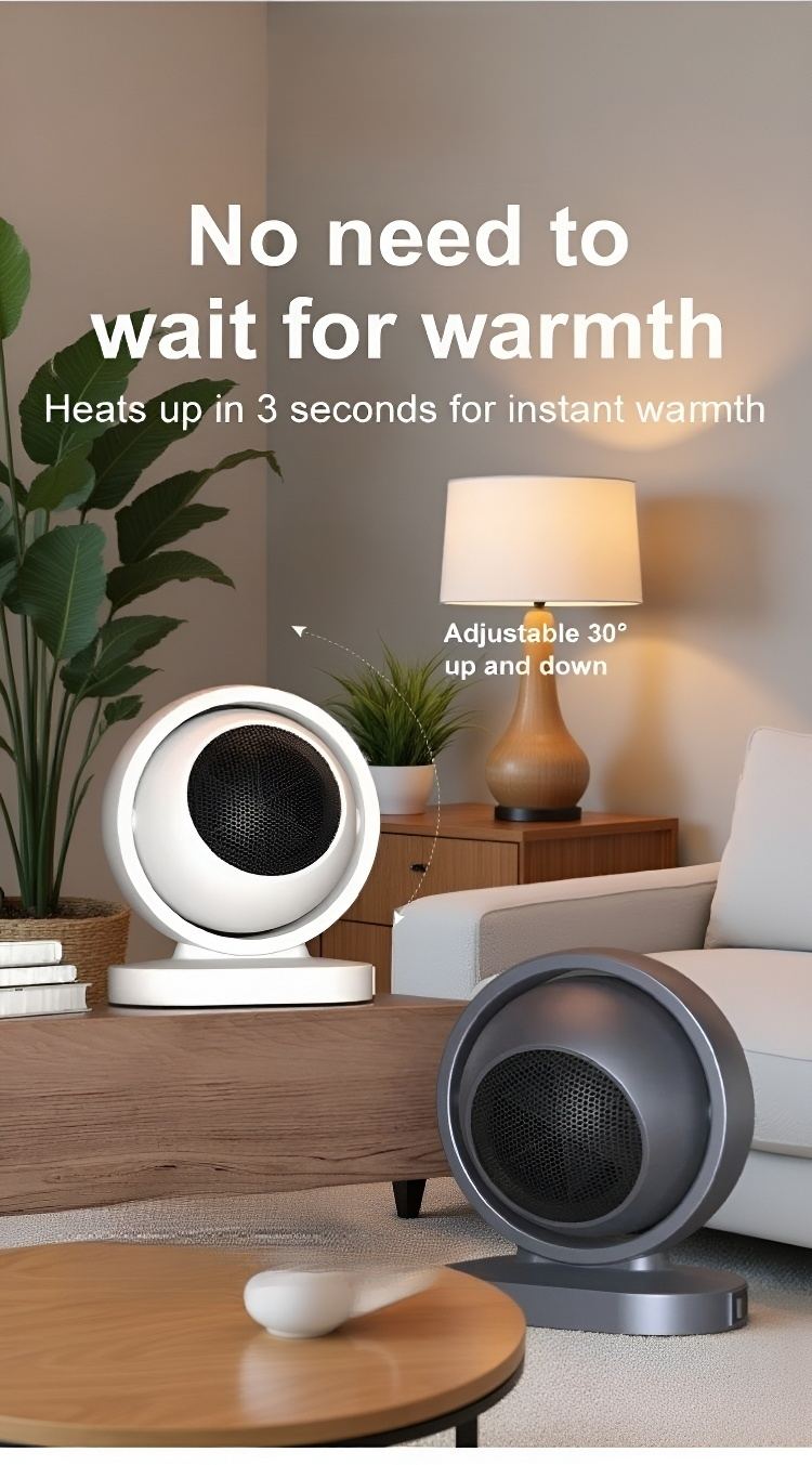 Energy-saving mini heater for small spaces
