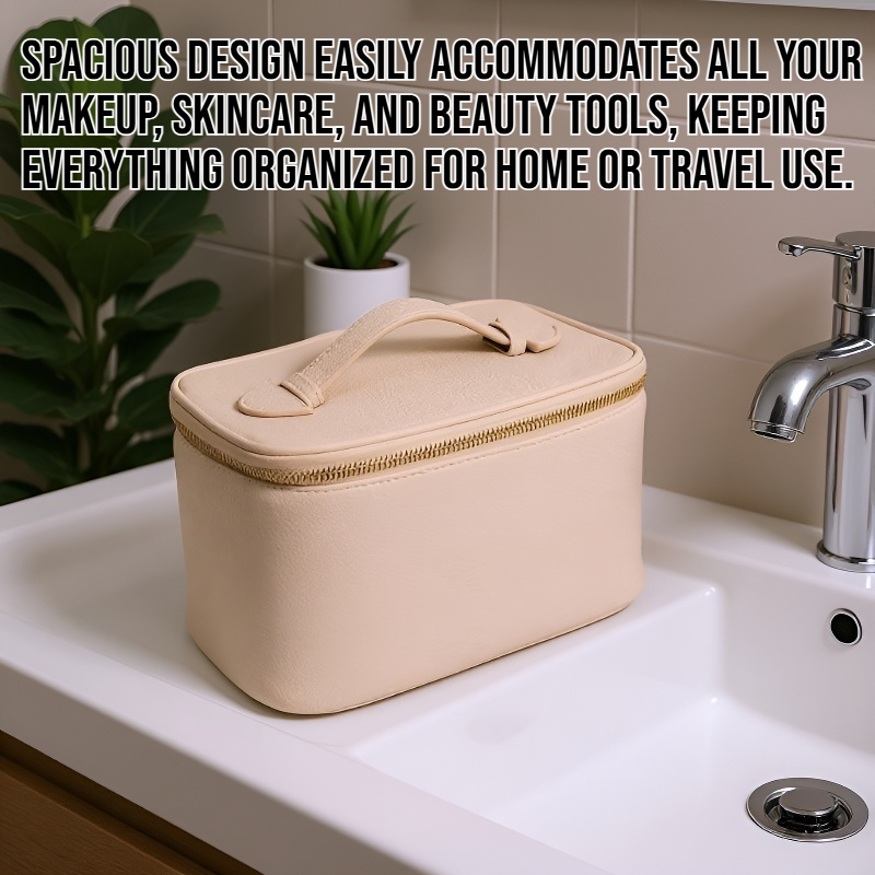 Large capacity cosmetic bag