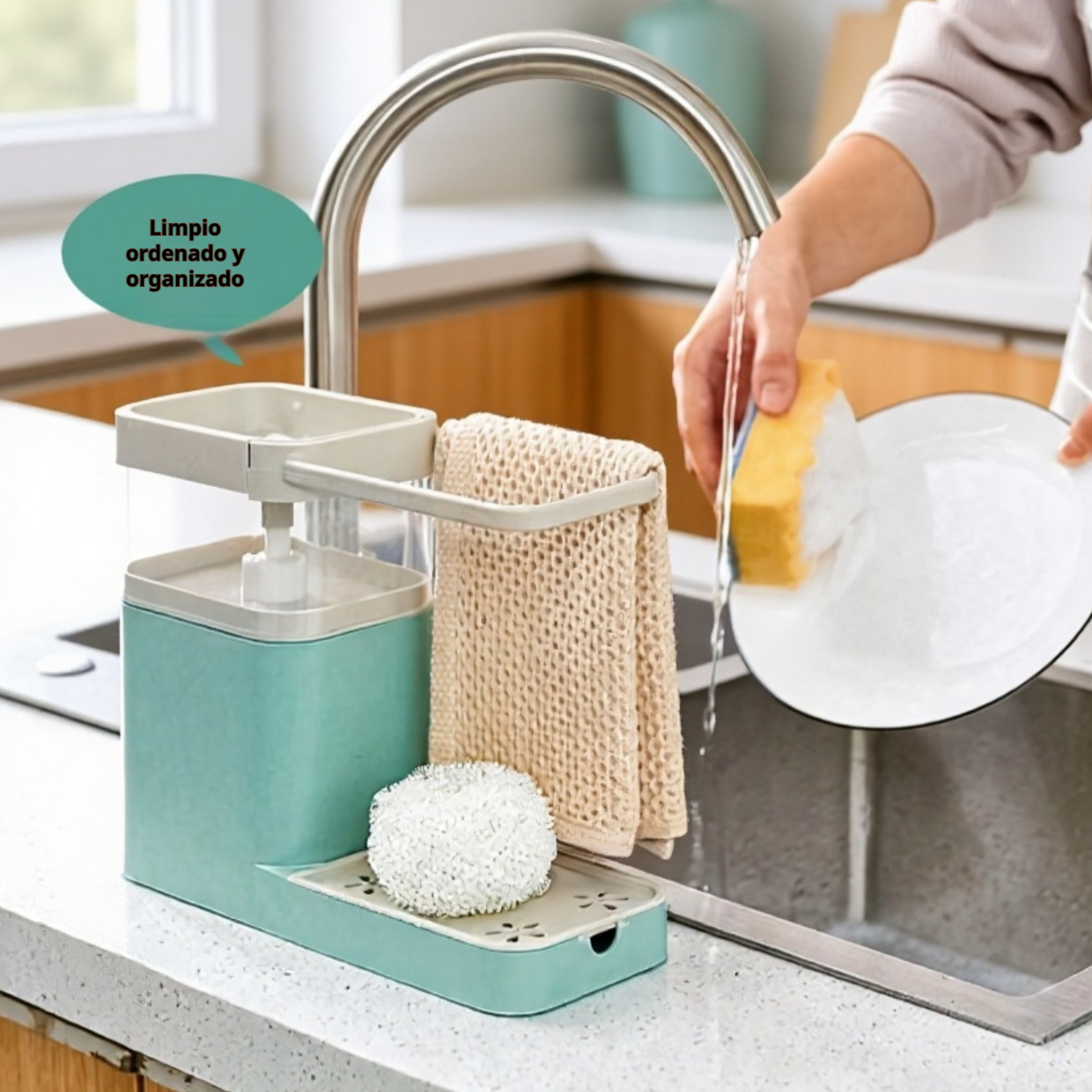 Organizador multifuncional de cajas líquidas para estantes en cocina