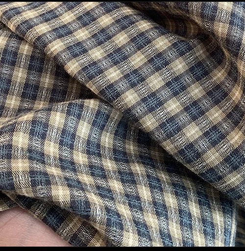 새로운 아티스틱 루즈 플레드 라펠 긴팔 셔츠