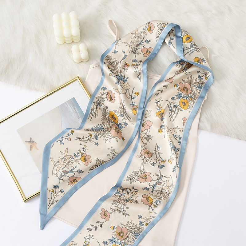 シルクスカーフとヘッドバンド