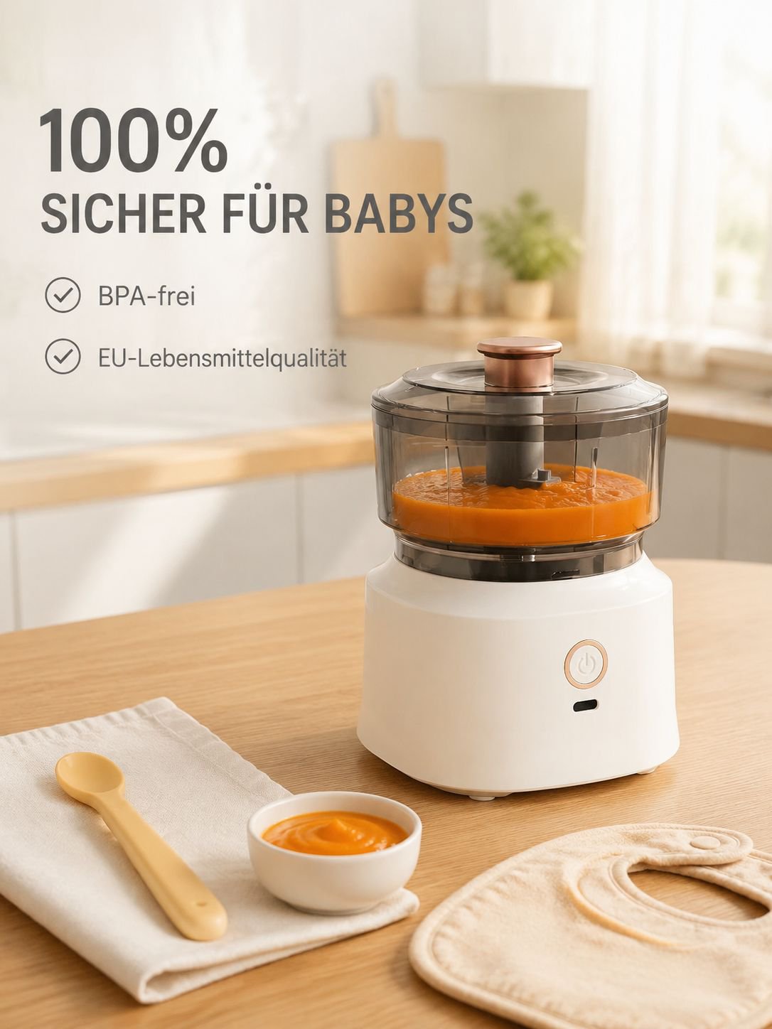 Multifunktionaler kabelloser elektrischer Küchenmixer