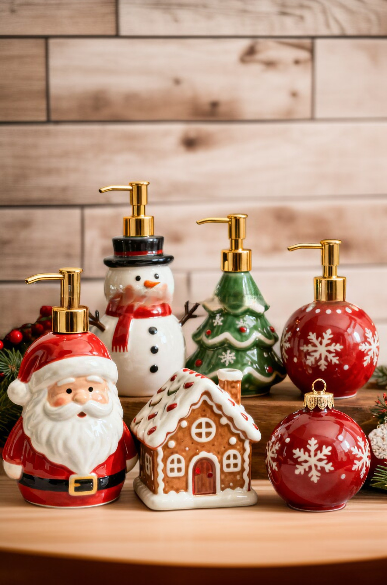 크리스마스 소품 산타 로션병