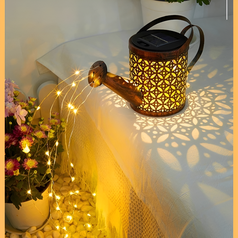 Solar Watering Can Garden Light