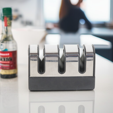  휴대용 3단계 칼 숫돌 다이아몬드 칼갈이