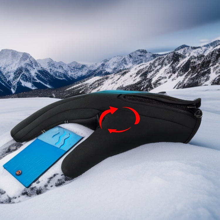 防風保温スポーツグローブ