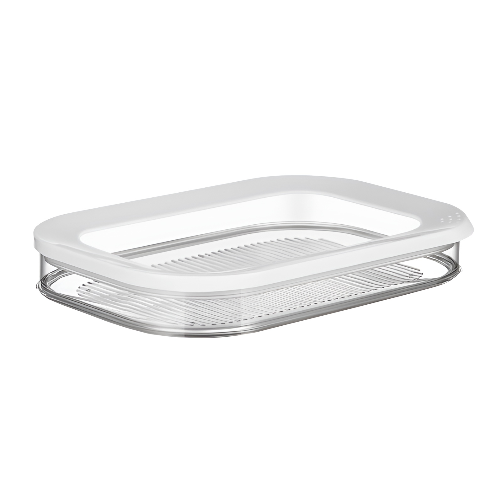 Transparent food storage containers