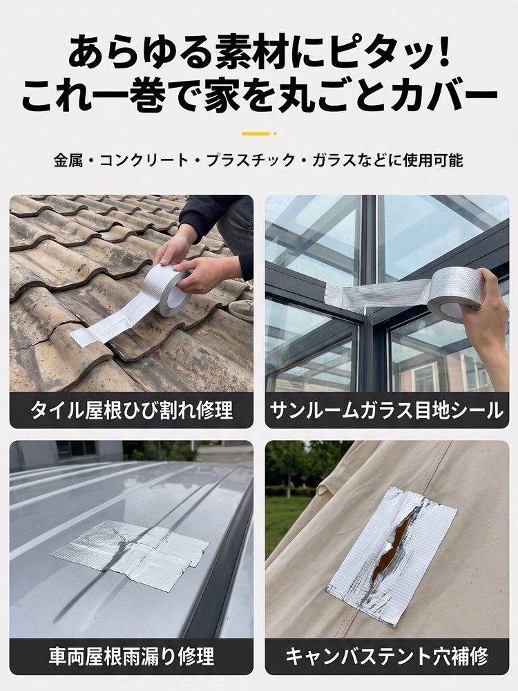 漏れ防止防水高温耐性テープ