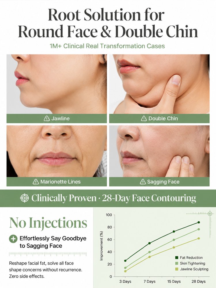 [No injections, no pills]  V-face lifting band