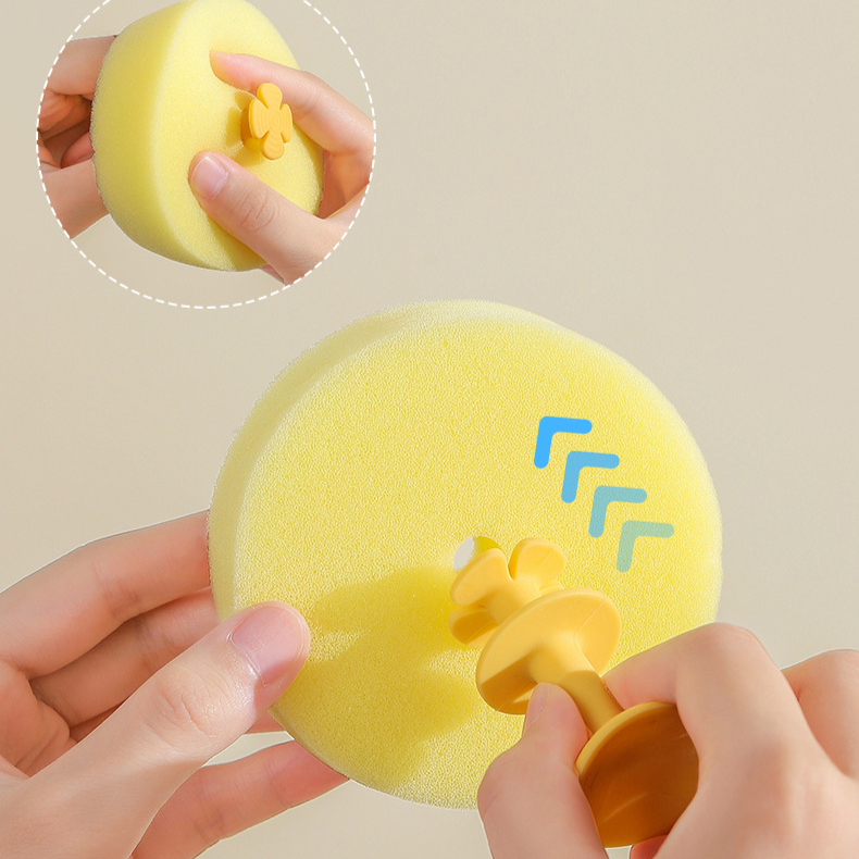 Double-sided Suction Cup Non-stick Dish Sponge