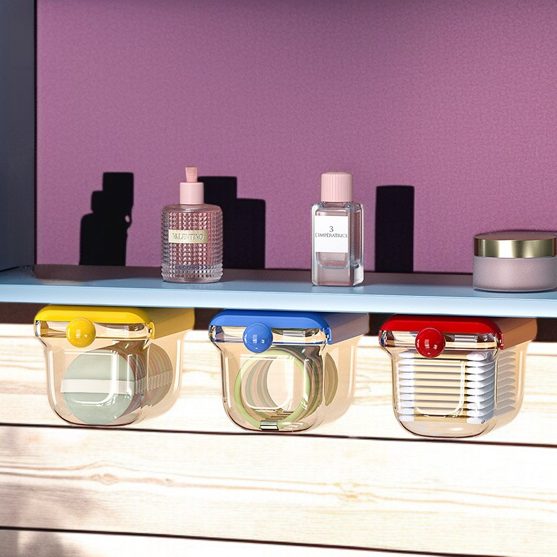 서랍형 수납함 거울장 화장품 수납선반 클렌징 면 면봉 수납선반 욕실 립스틱 수납함