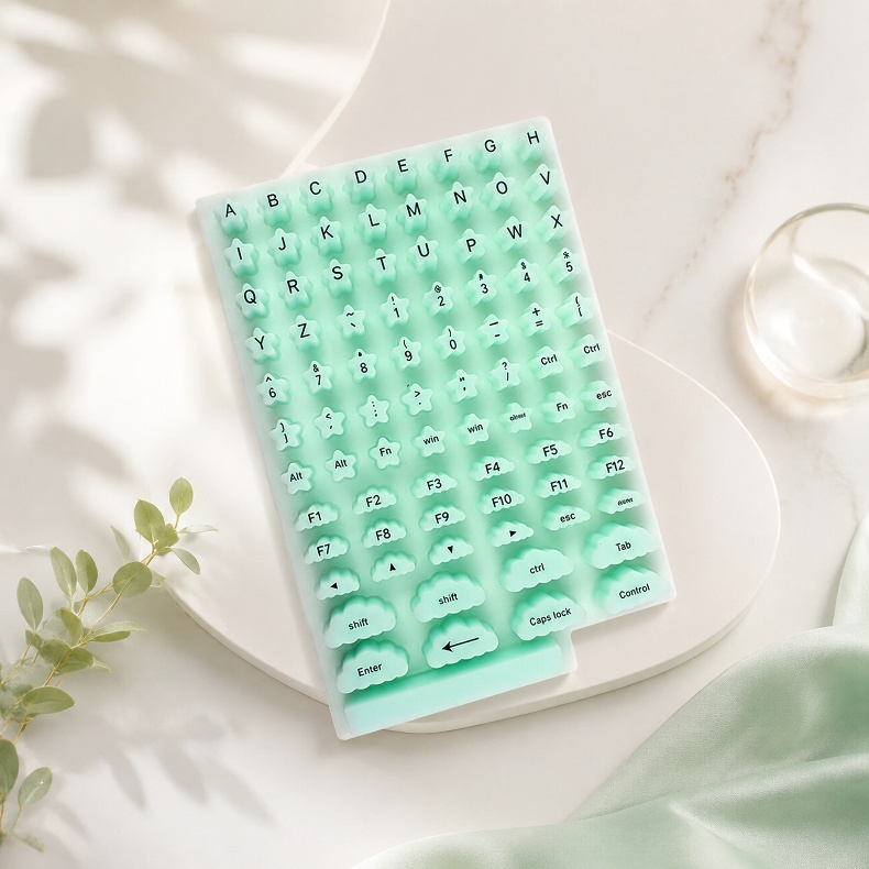 Silikontastaturabdeckung für stilvolle Nägel