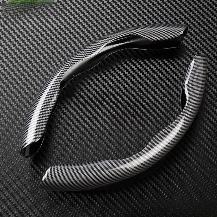 Carbon fiber steering wheel cover
