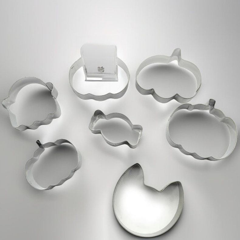 Edelstahl-Ausstecher für Halloween-Kekse und Fondant