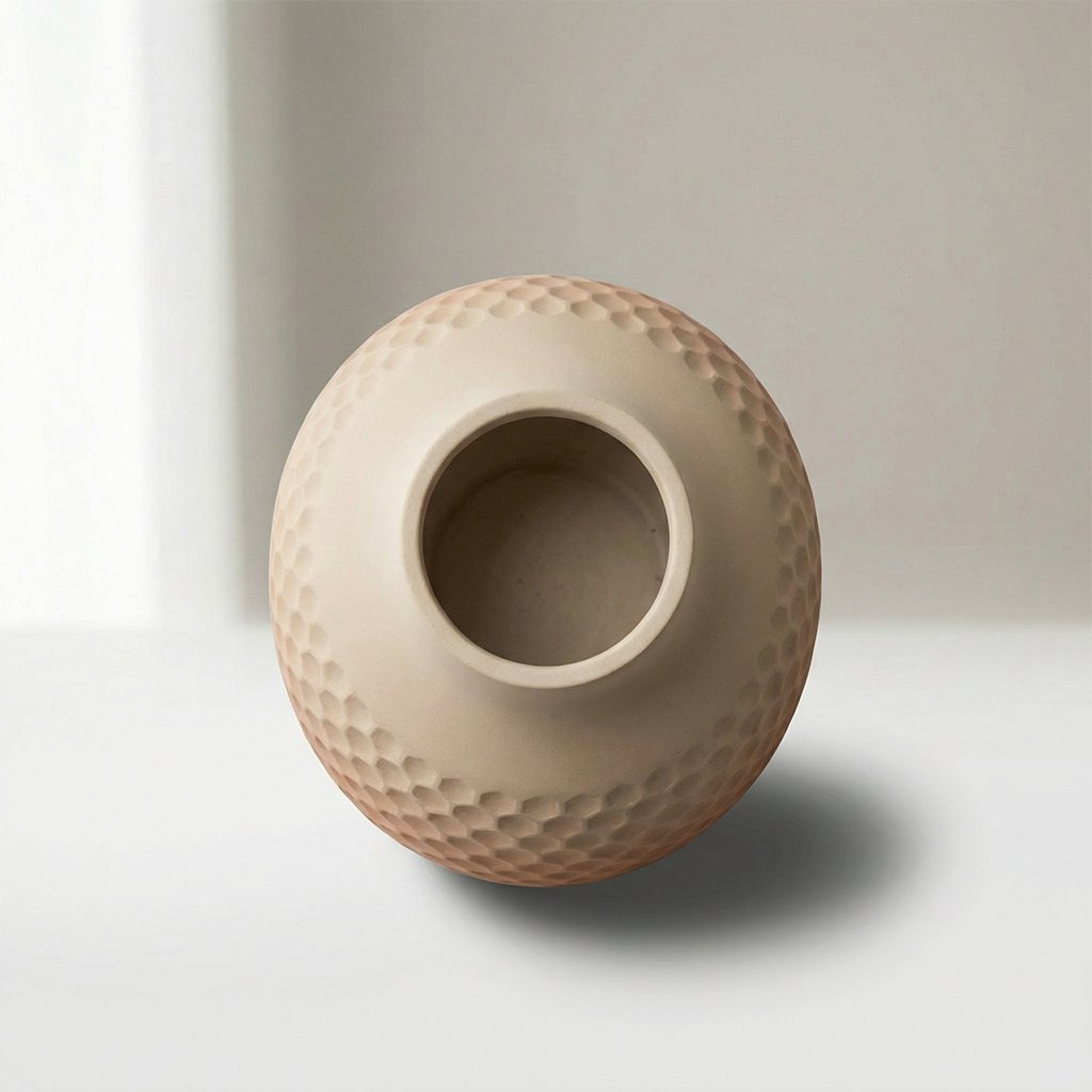 แจกันวาบิซาบิสีเทาเรียบหรู