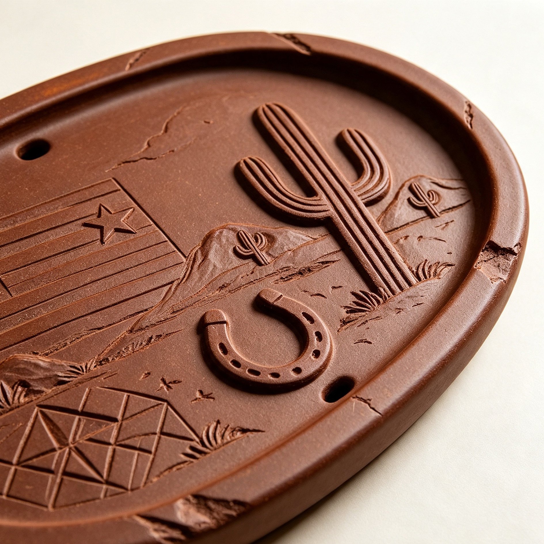 Desert Purple Clay Tea Tray