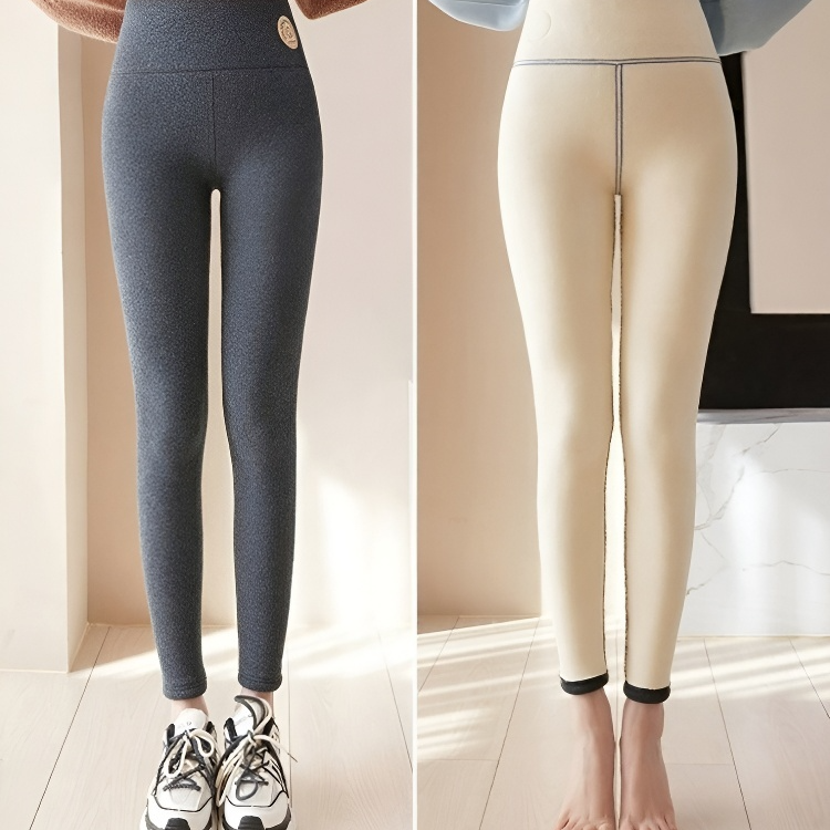 여성 방한 보온 밍크레깅스 디테일