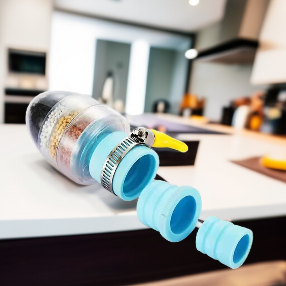 蛇口取付型浄水器 6層フィルターで水道水の汚染物質を徹底除去