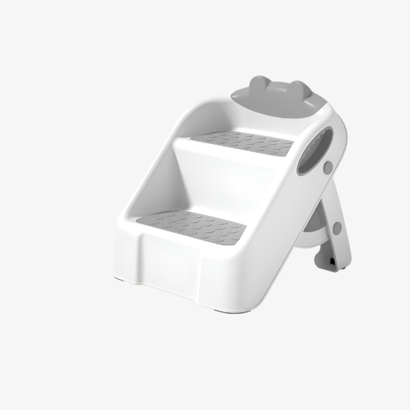 Taburete antideslizante para niños, plegable para baño