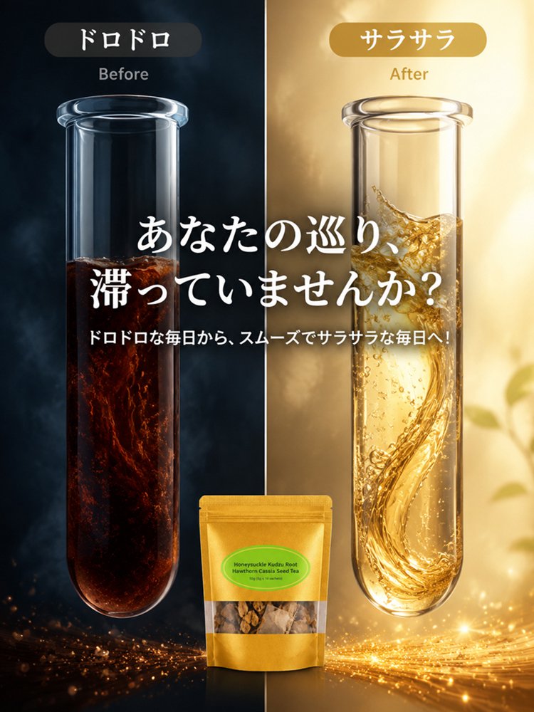 毎日の健康習慣に、血糖・血脂ケアの天然ハーブティー