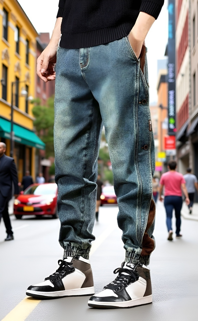 실용적인 포켓이 돋보이는 카고 바지