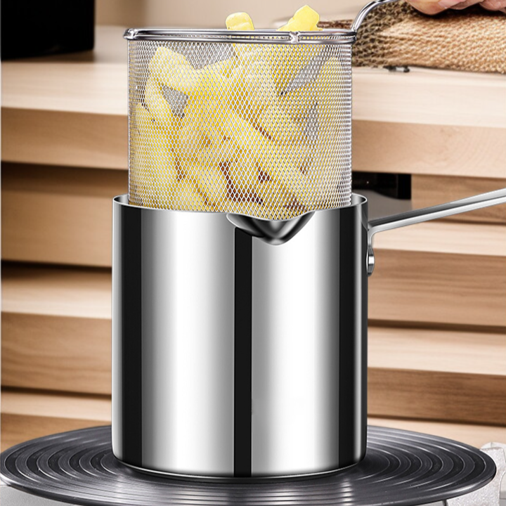 304 stainless steel multi-functional deep fryer