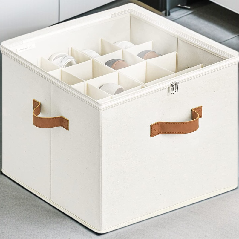 透明折りたたみ収納ボックス 靴箱 防塵靴箱 シューズ収納ボックス