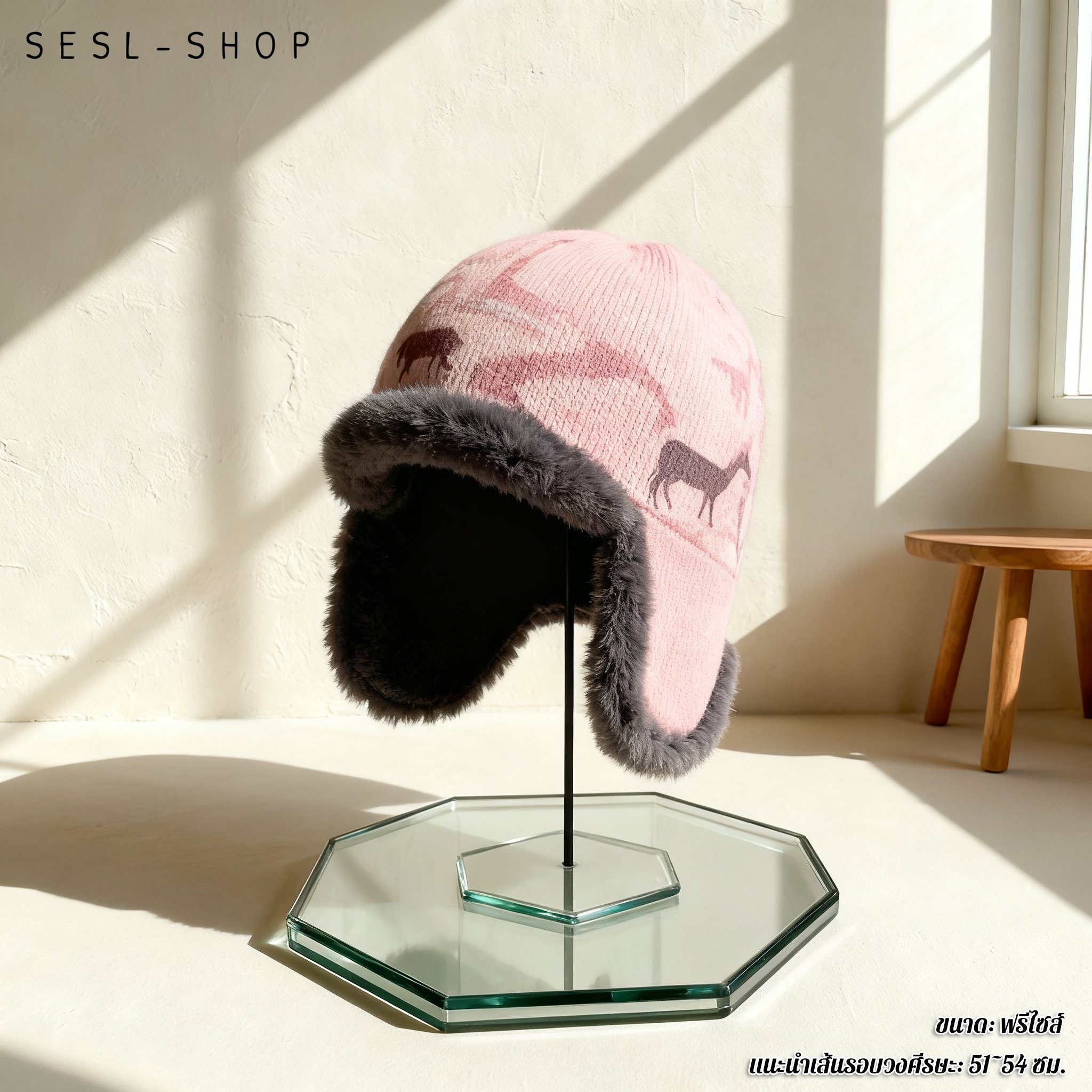 ที่ครอบหูตุ๊กตาขนนุ่มน่ารักสำหรับเด็กหญิง