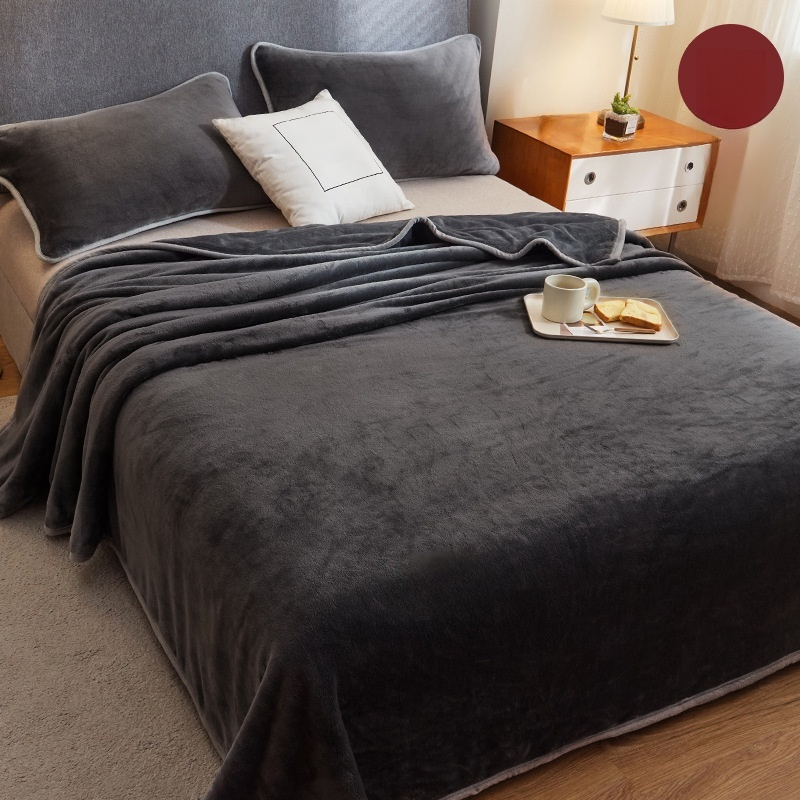 Milk velvet bed sheets and woolen blankets
