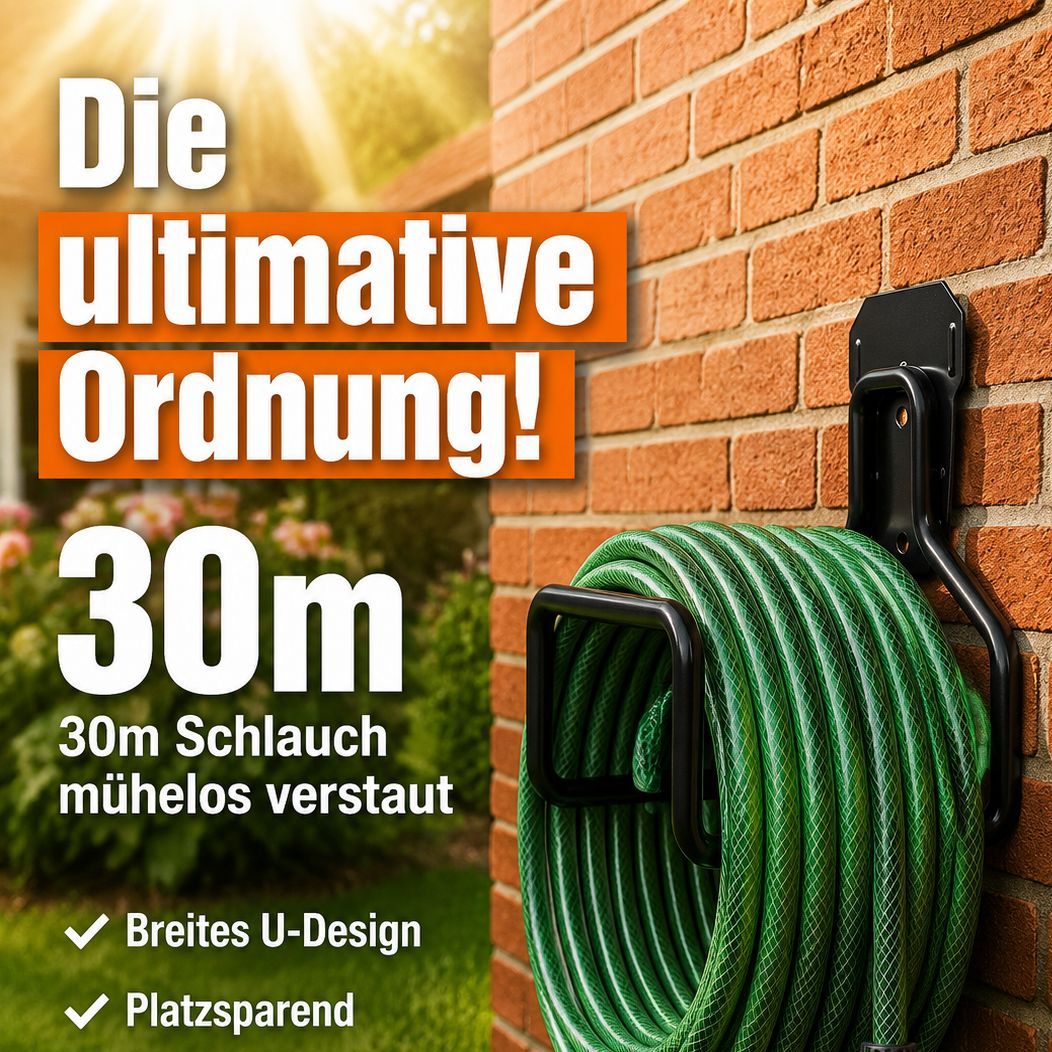 Metall-Aufhängehaken für Gartenschläuche