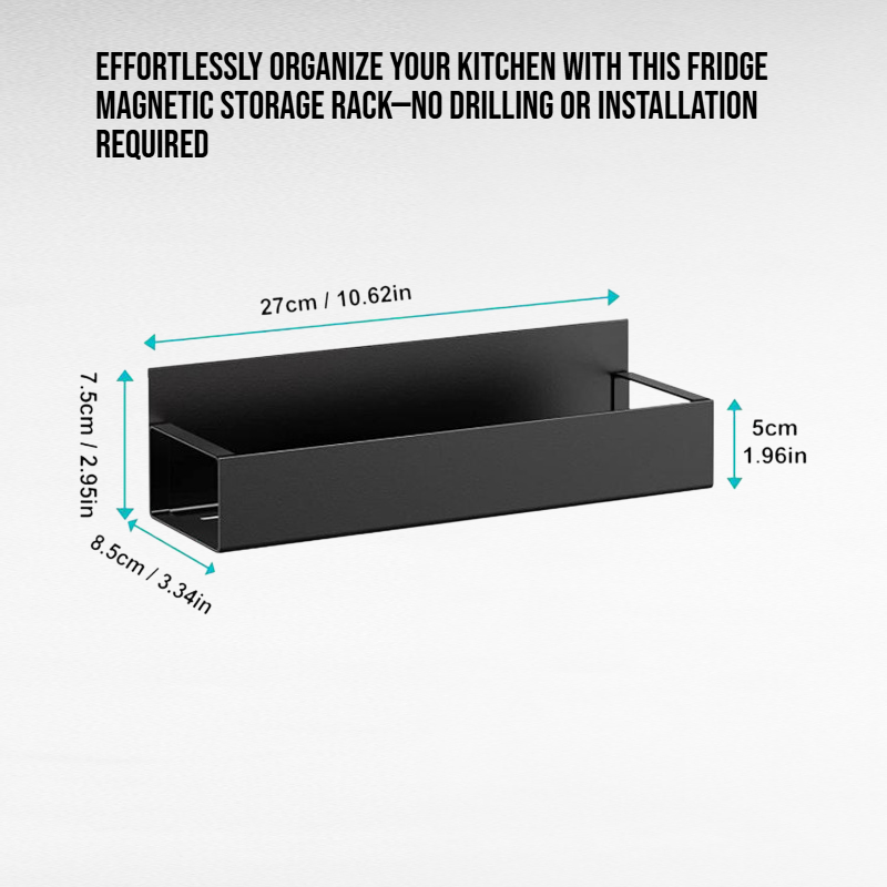 免安装冰箱磁吸收纳置物架
