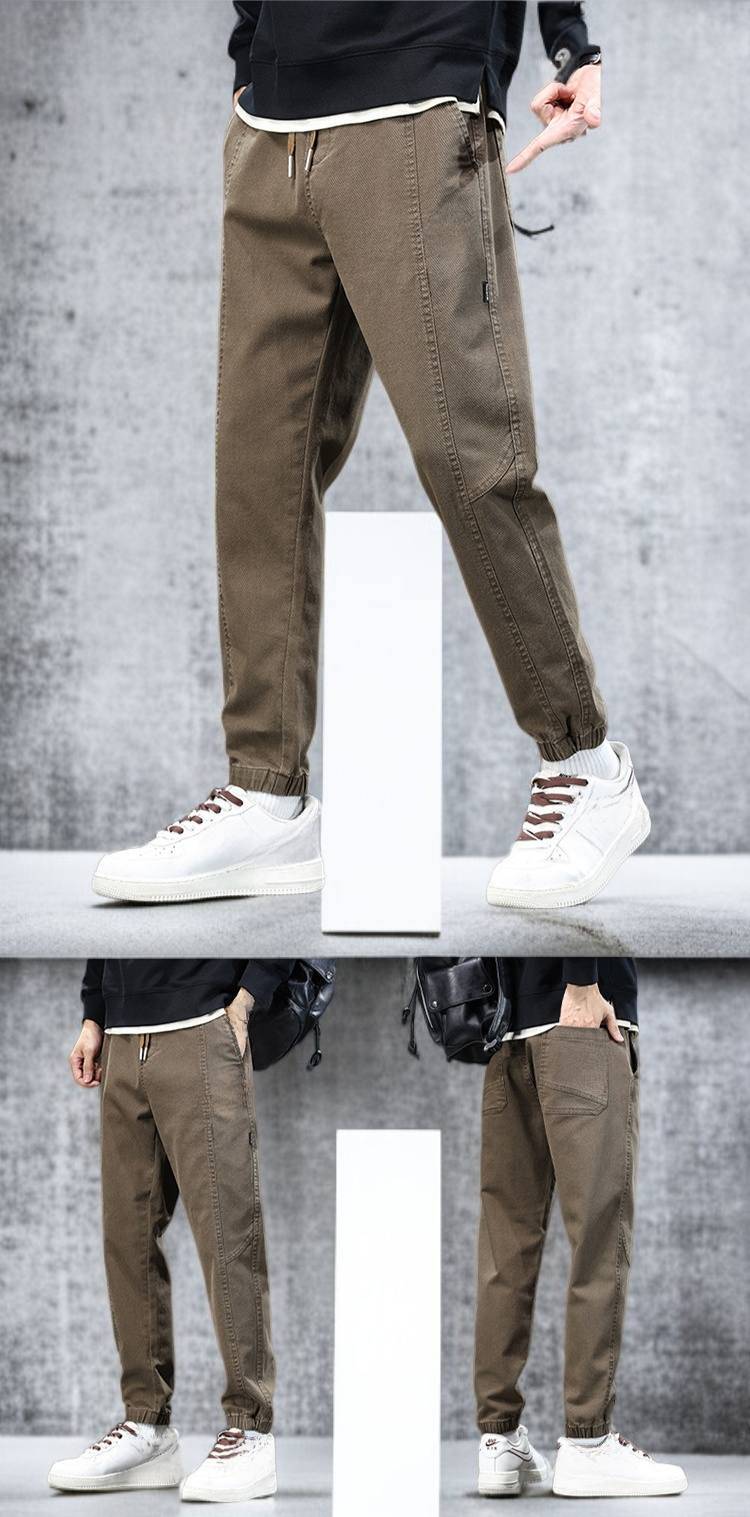 여성 하렘 팬츠 허리 밴딩 디자인