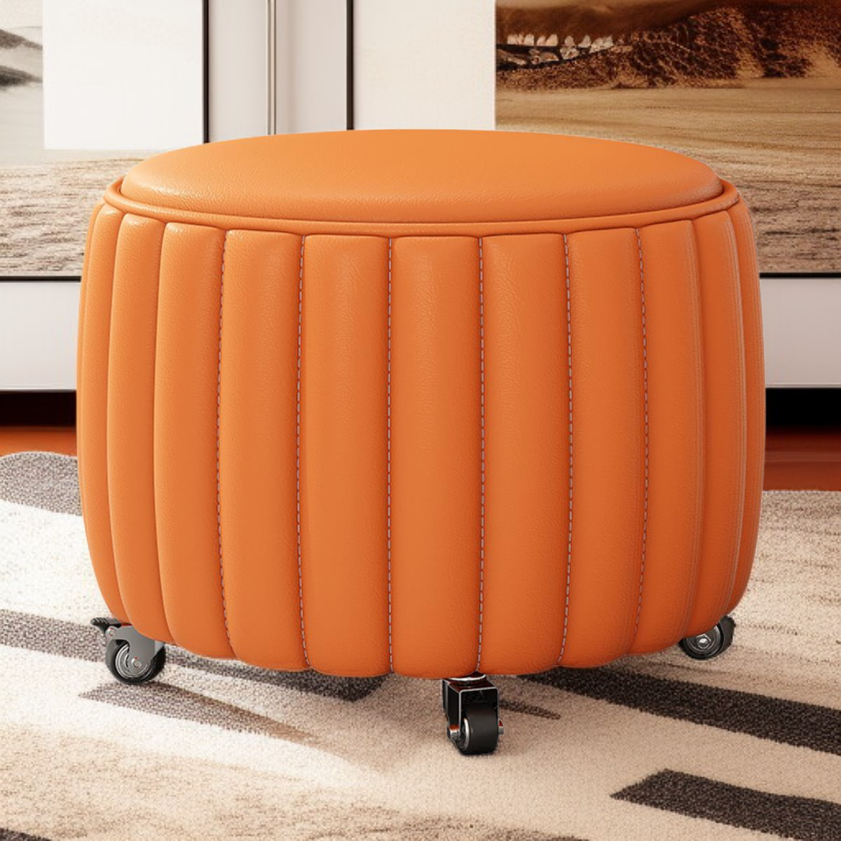 Taburete con ruedas para el hogar