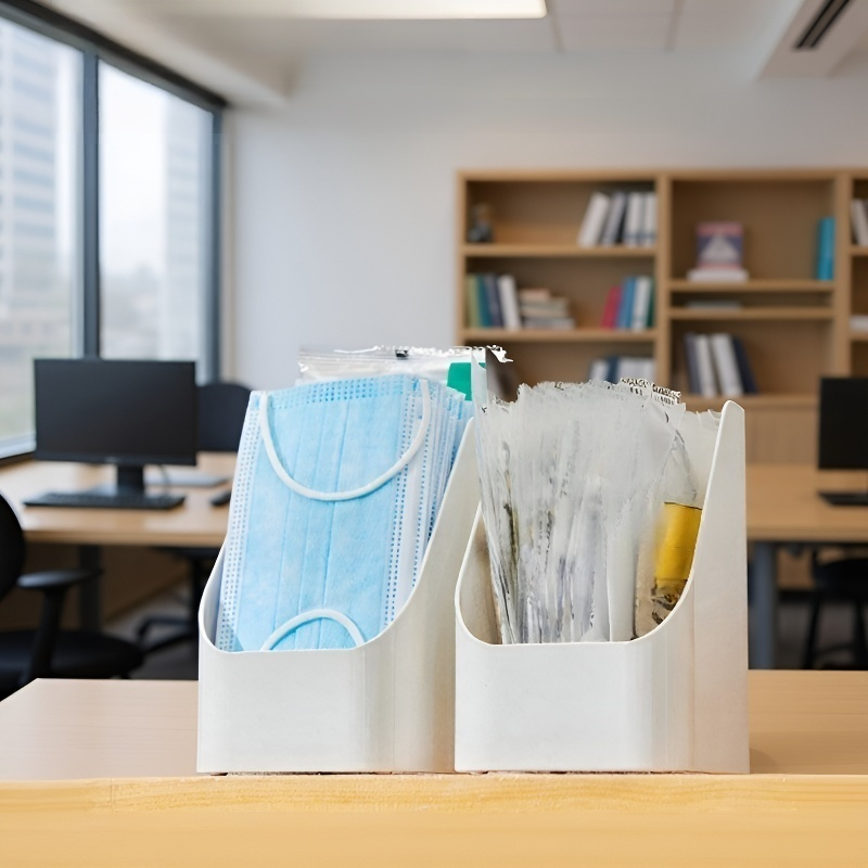 Desktop cosmetic storage box