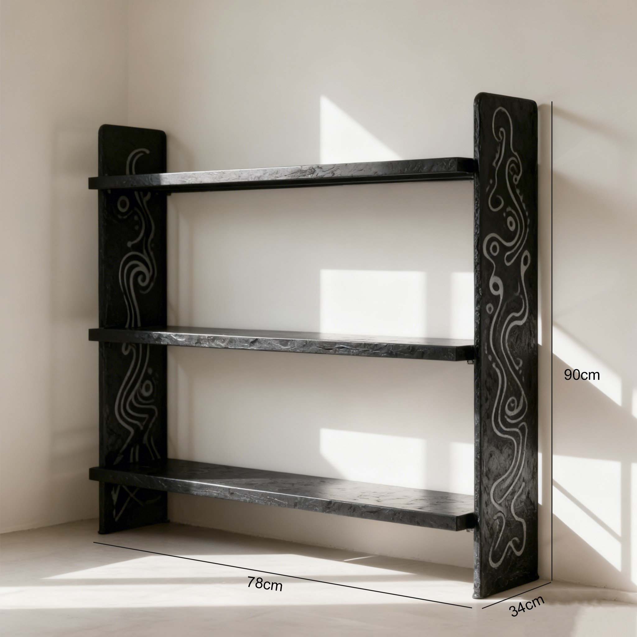 省スペース設計のキッチン収納ラック