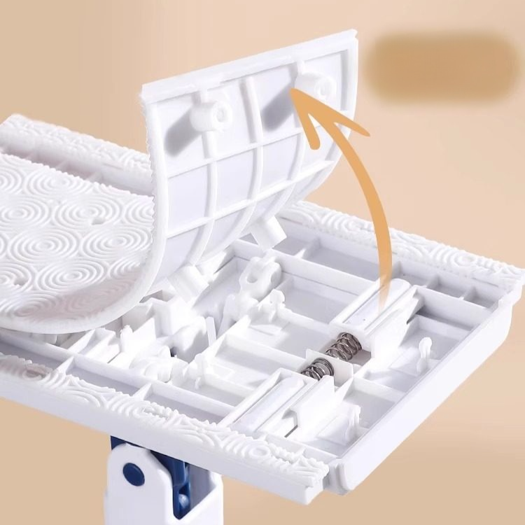 Kleiner Wischmopp für das Gesichtstuch