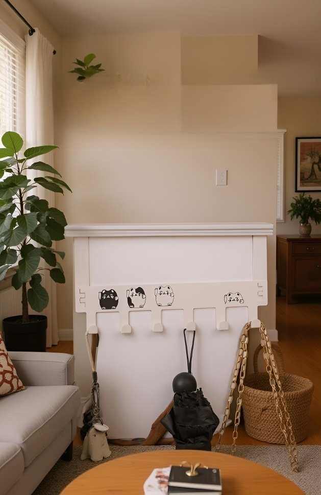 드릴 필요 없는 침실 문 고리 설치 방법