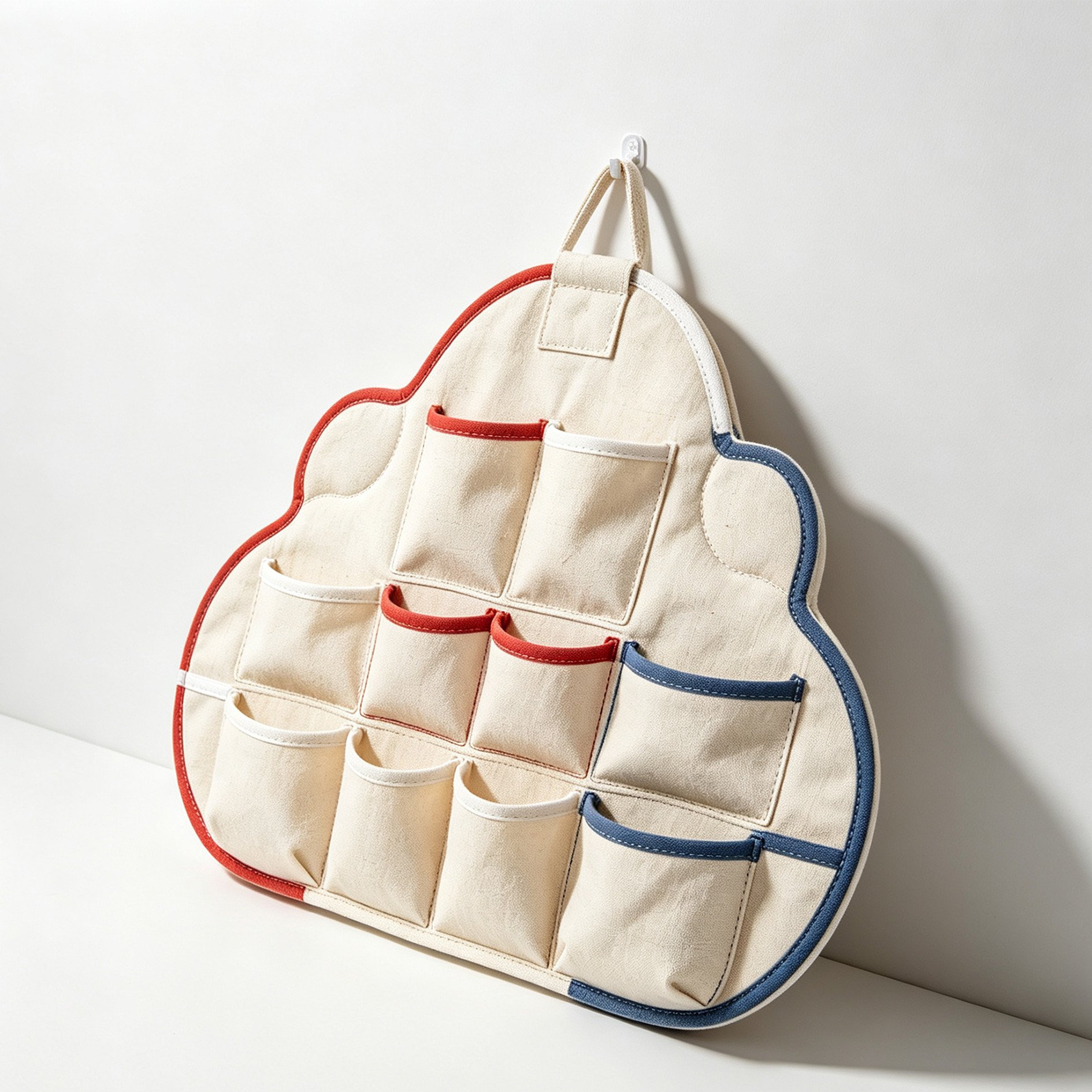 Fabric hanging storage bag