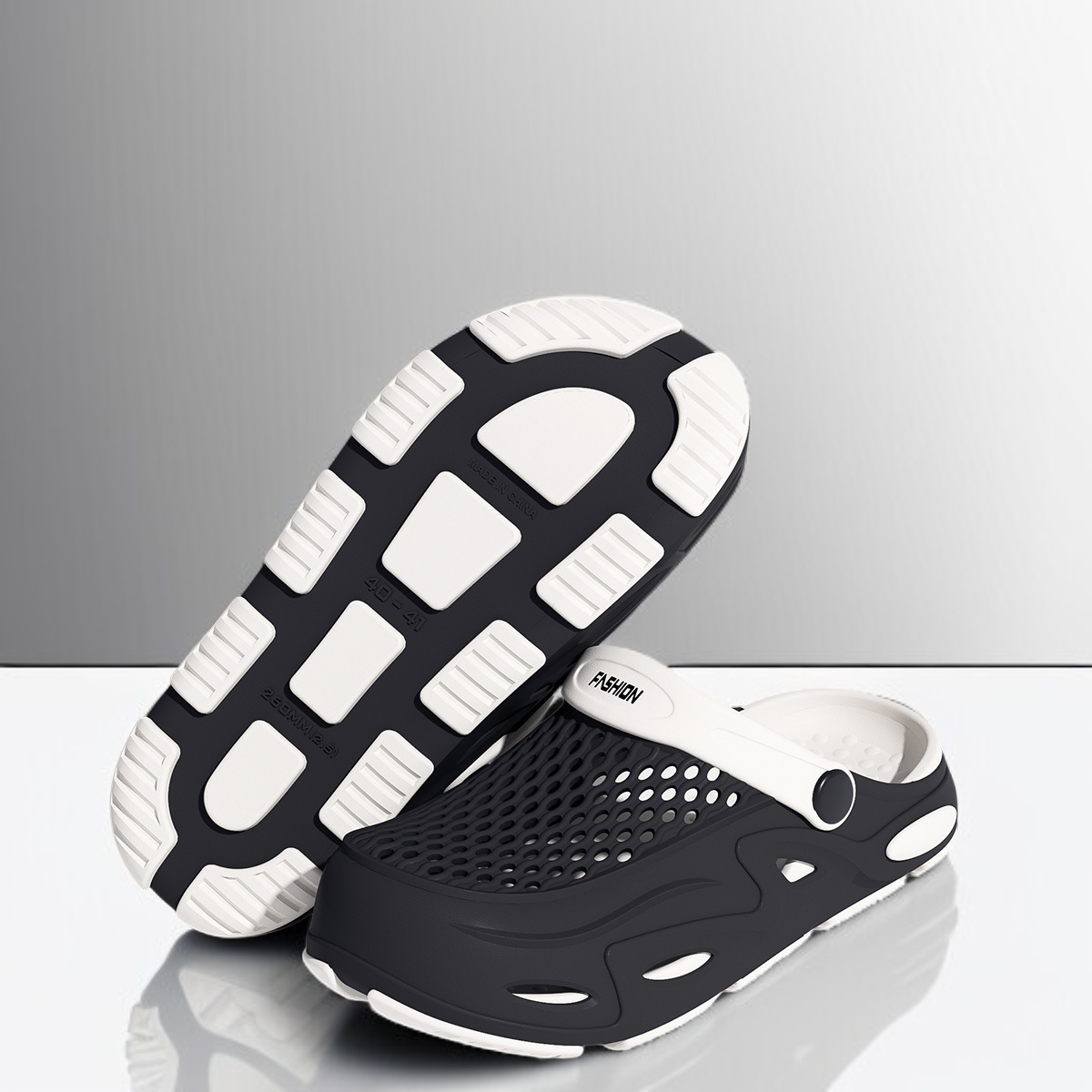 男性用のホールシューズ、アウトドアドライビングシューズ、2025年新作の滑り止めビーチシューズ、通気性と耐摩耗性に優れたスリッパ、双方向サンダル、サマーサンダル