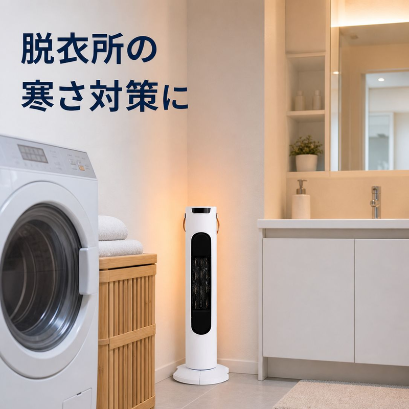 家庭用グラフェンタワーファンヒーター