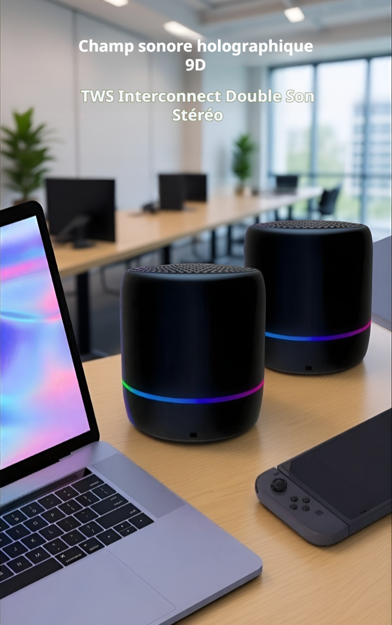 Enceinte portable légère facile à transporter