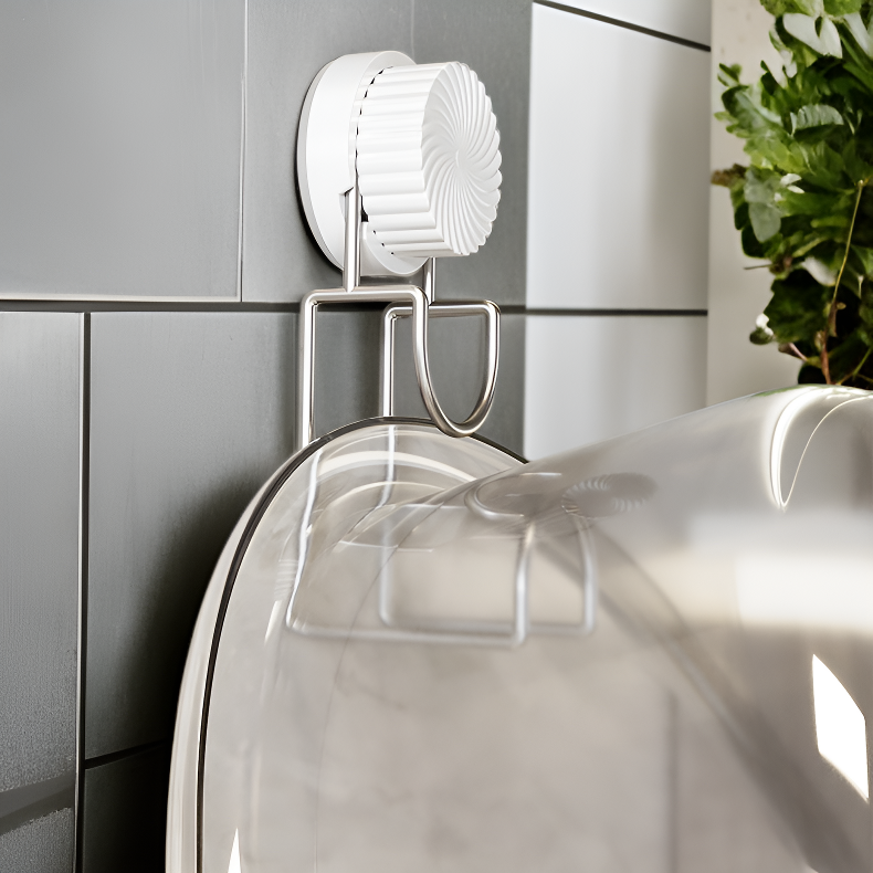 免打孔吸盤臉盆置物架