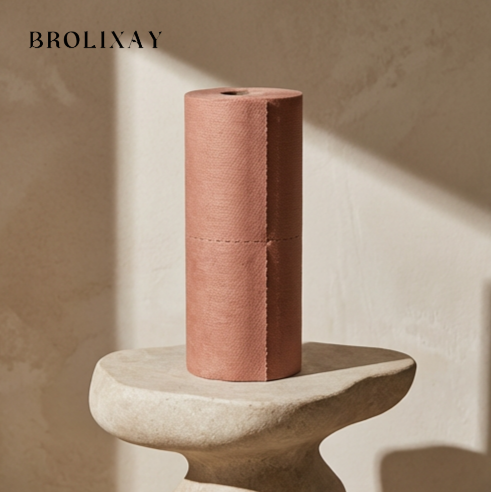 ผ้าเช็ดทำความสะอาดแบบม้วน ฉีกใช้ครั้งเดียว