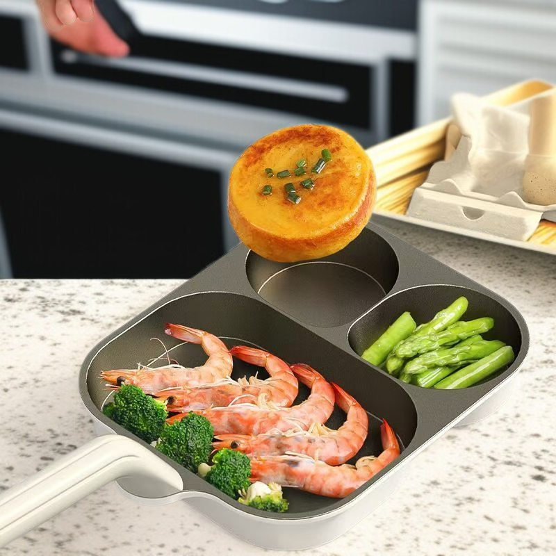 3 in 1 frying pan Home breakfast pan omelette pan