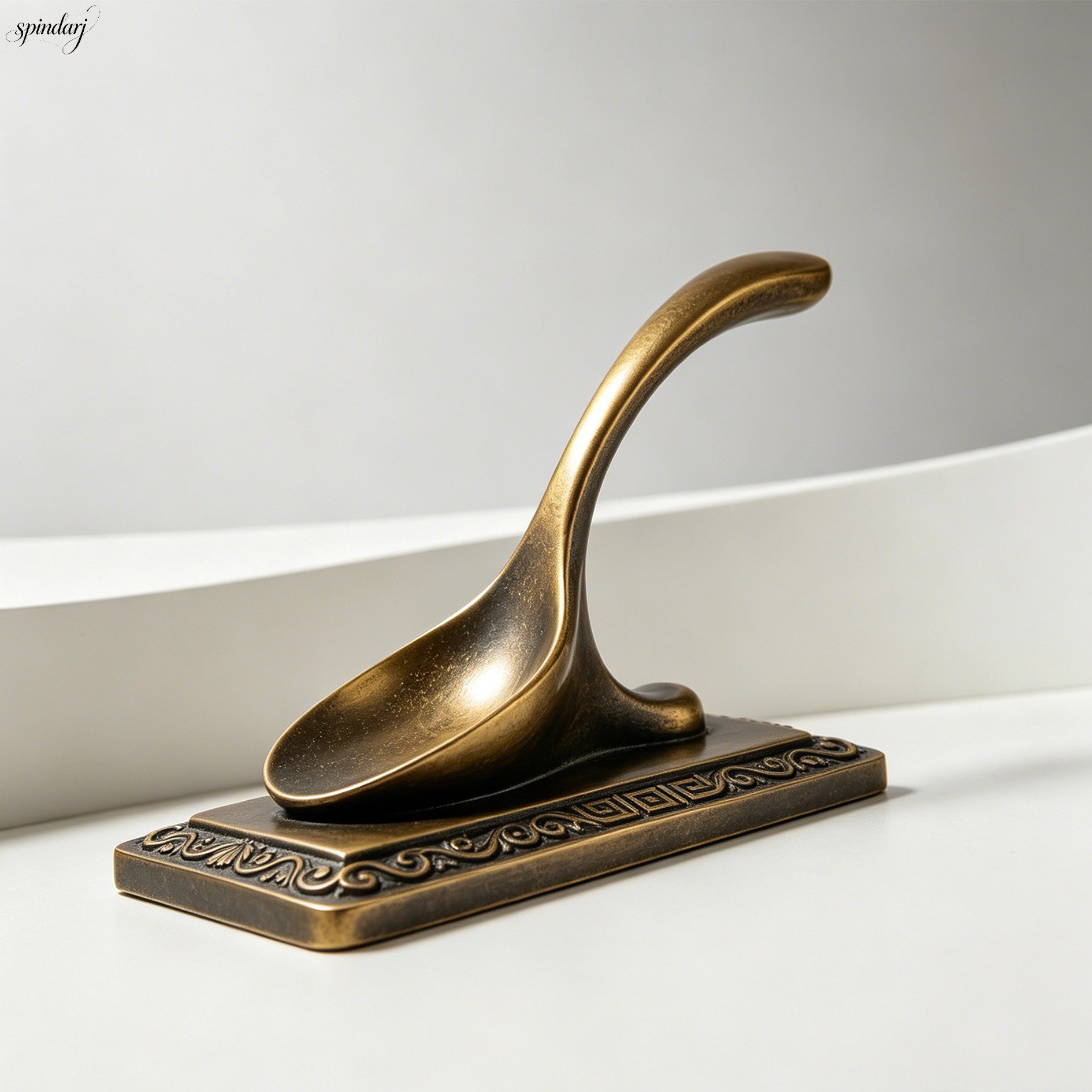 Integriertes Lagerregal aus Bronzeguss