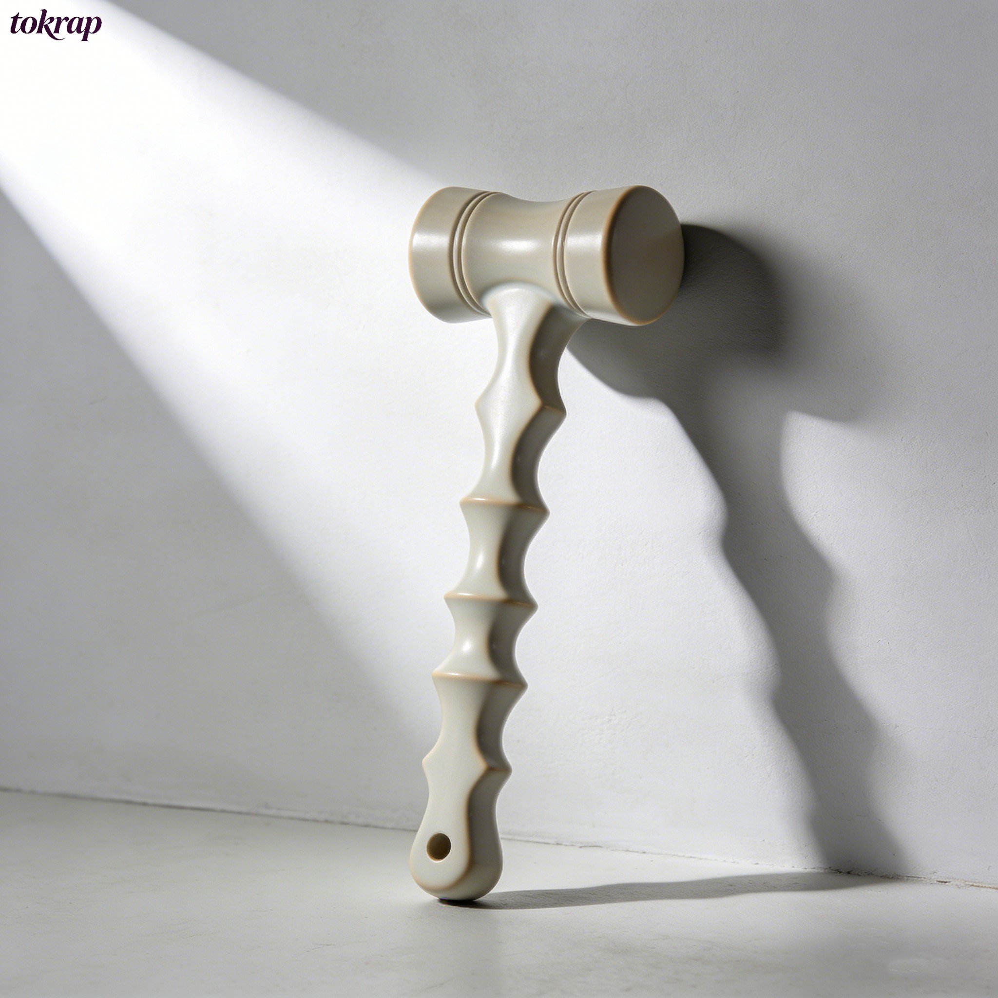 バックタッピングハンマーの持ちやすいグリップ部分