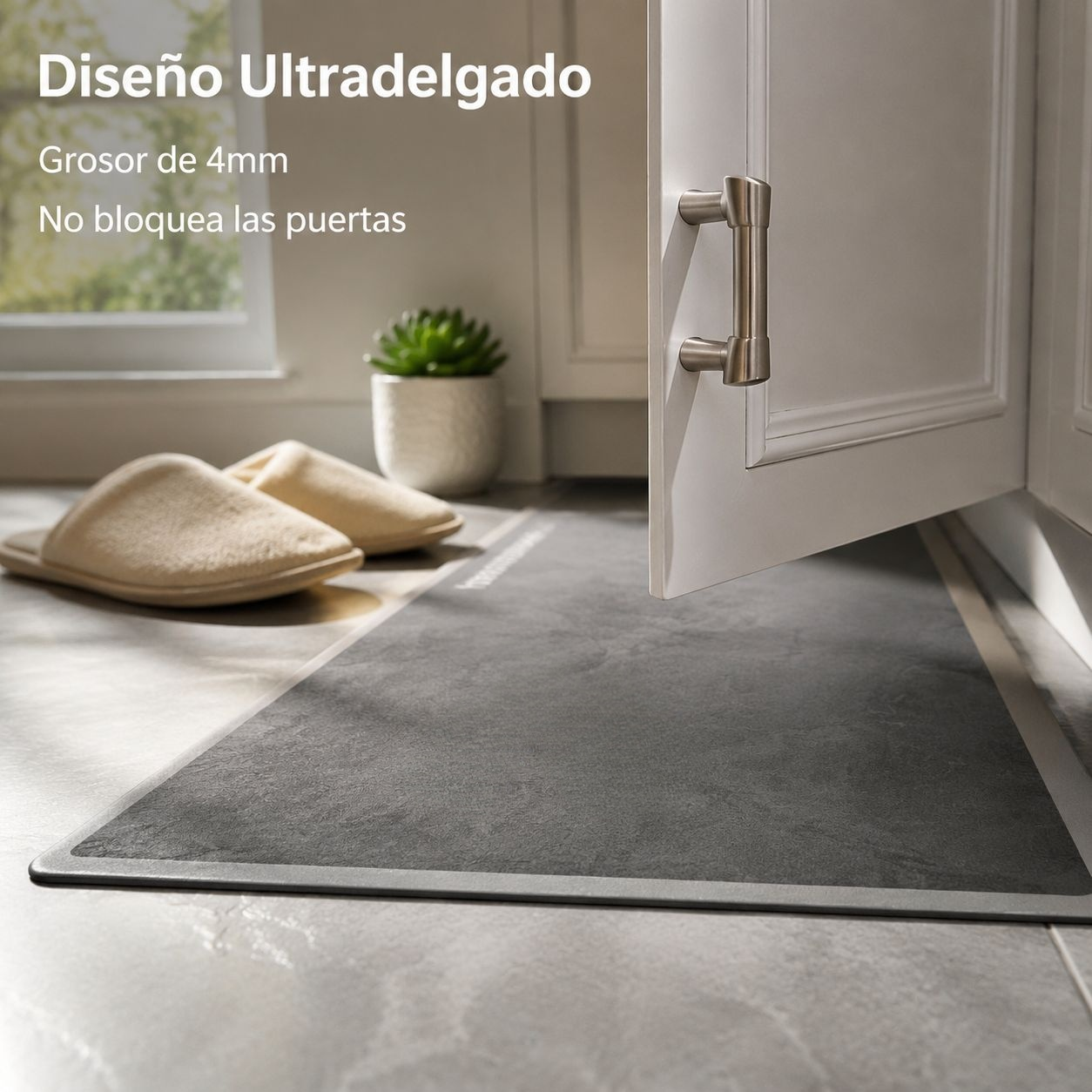 Alfombrilla de cocina de tierra de diatomeas resistente al aceite y a las manchas